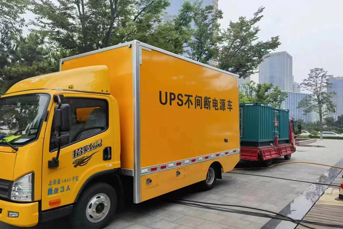 屯昌发电机租赁施工现场